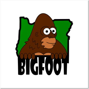 Oregon Bigfoot Posters and Art